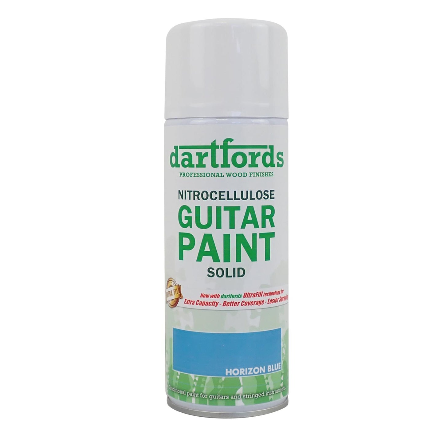 dartfords Horizon Blue Nitrocellulose Guitar Paint - 400ml Aerosol