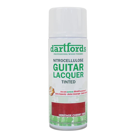 dartfords Heritage Cherry Red Nitrocellulose Guitar Lacquer - 400ml Aerosol