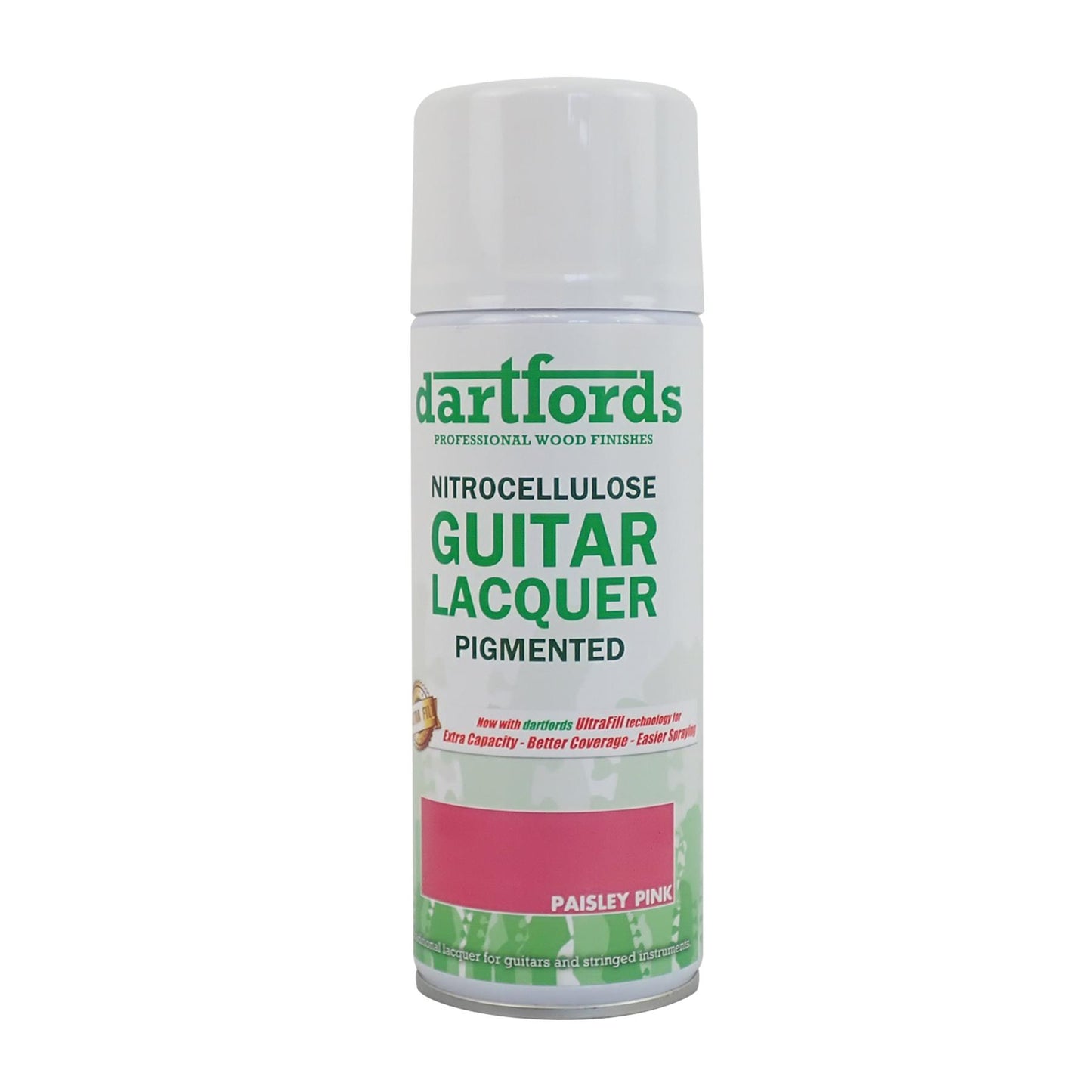 dartfords Paisley Pink Pigmented Nitrocellulose Guitar Lacquer - 400ml Aerosol