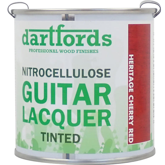 dartfords Heritage Cherry Red Nitrocellulose Guitar Lacquer - 230ml Tin