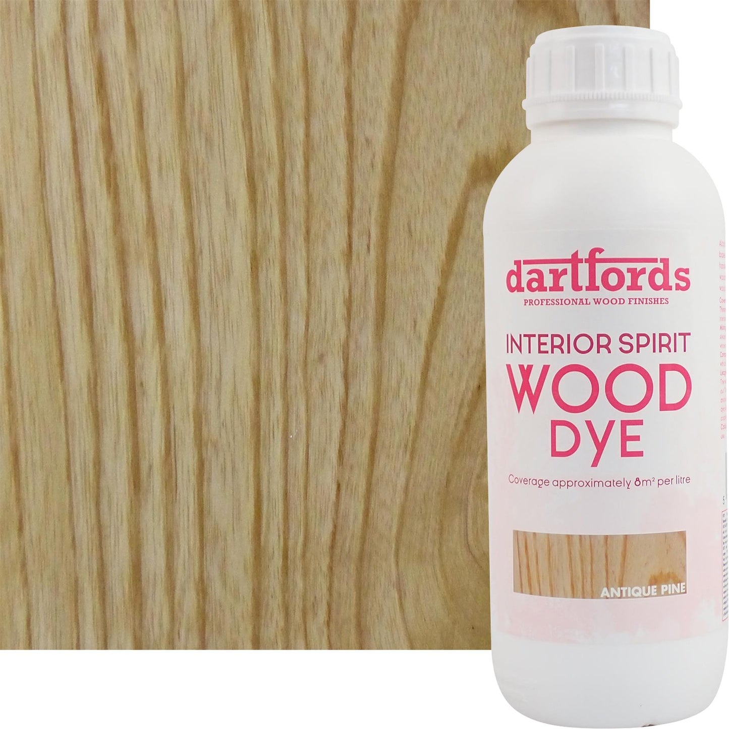 dartfords Antique Pine Interior Spirit Based Wood Dye - 1 litre Tin