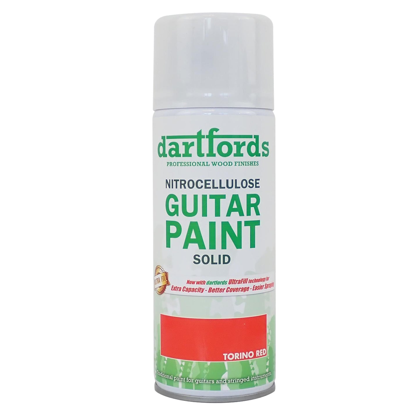 dartfords Torino Red Nitrocellulose Guitar Paint - 400ml Aerosol