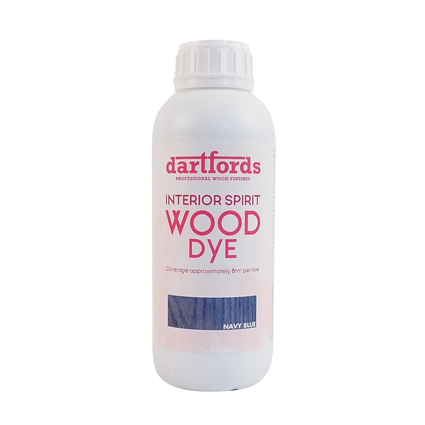 dartfords Navy Blue Interior Spirit Based Wood Dye - 1 litre Tin