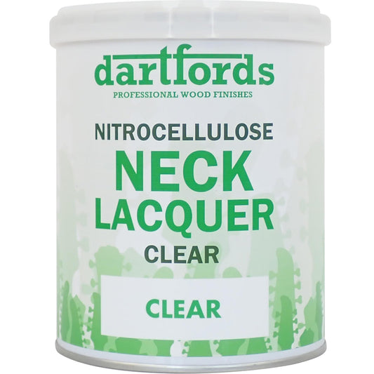 dartfords Clear Nitrocellulose Guitar Neck Lacquer - 1 litre Tin