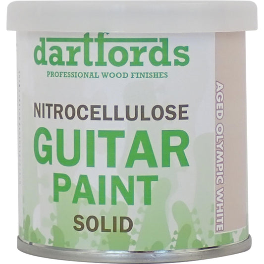 dartfords Aged Olympic White Nitrocellulose Guitar Paint - 230ml Tin