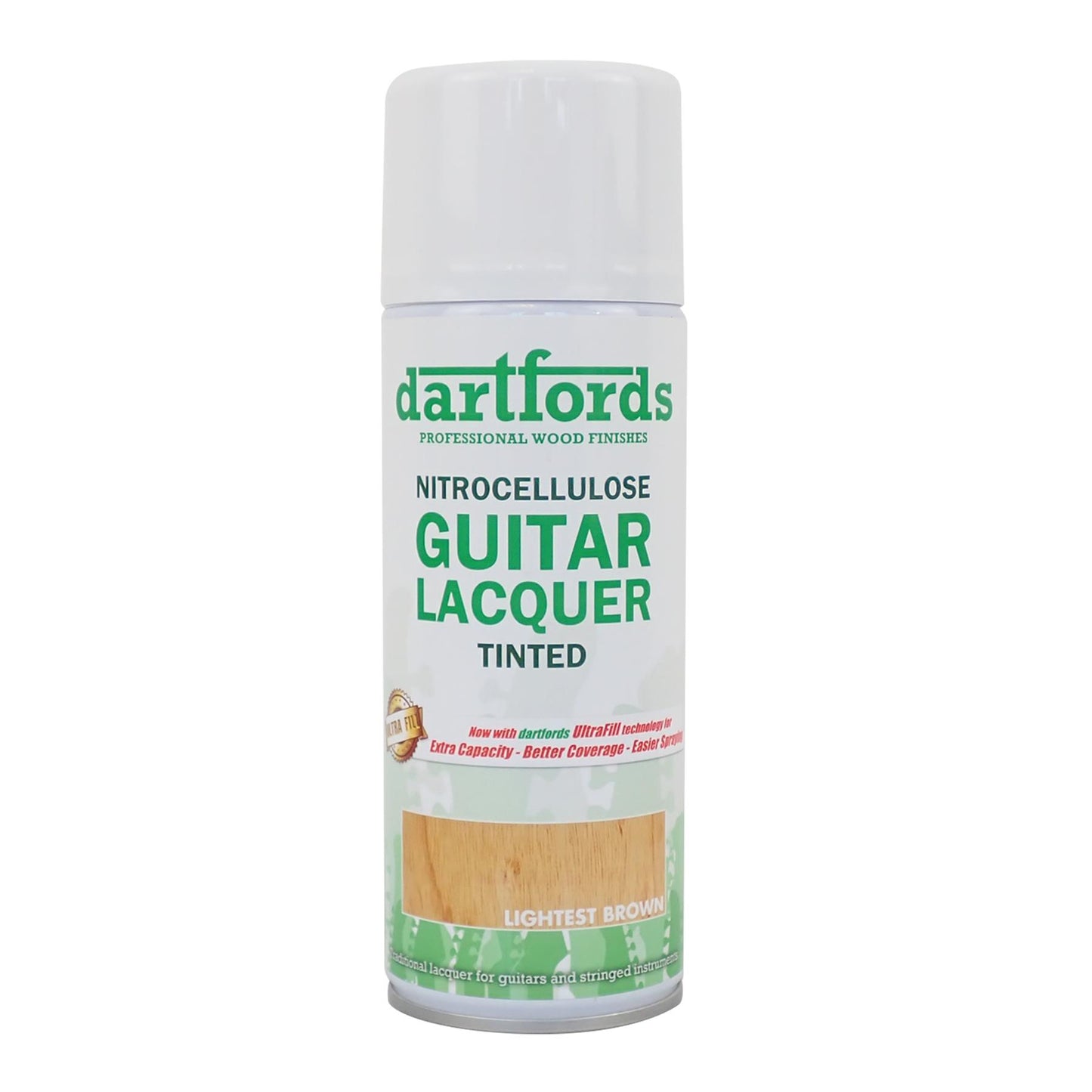 dartfords Lightest Brown Nitrocellulose Guitar Lacquer - 400ml Aerosol