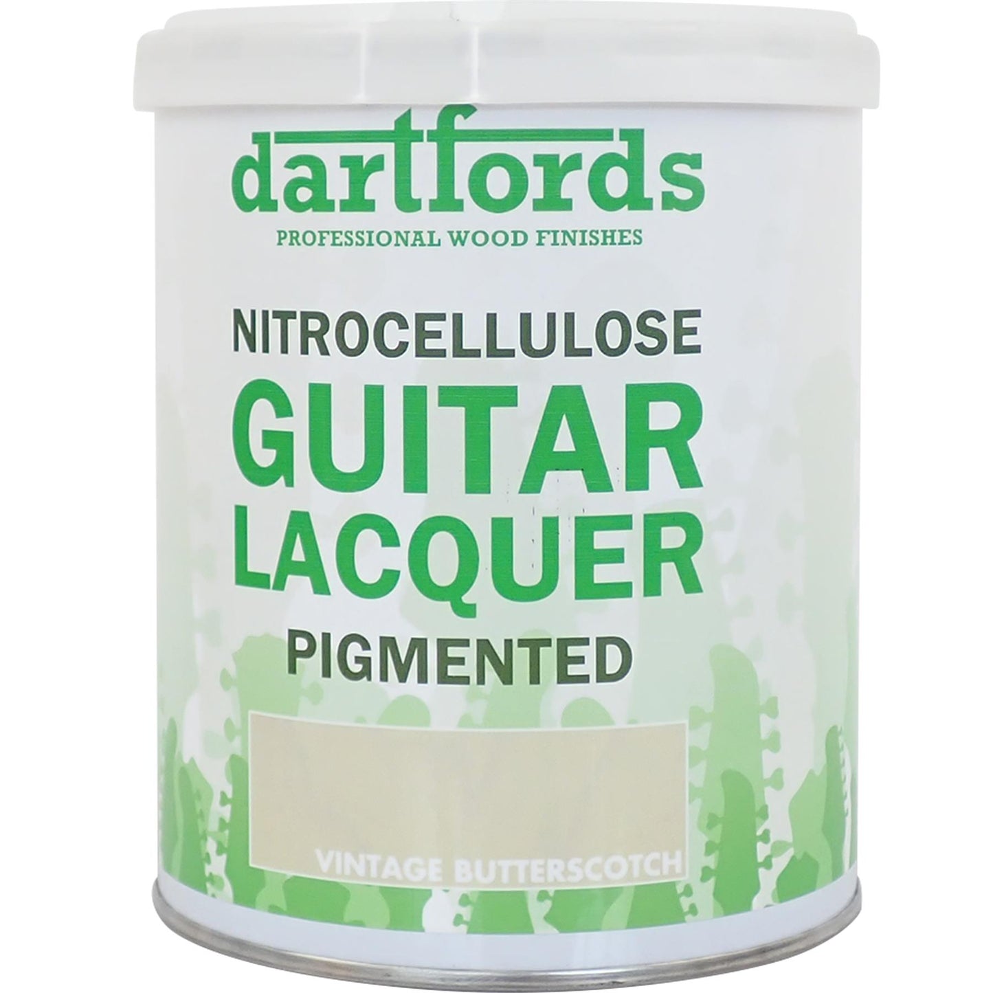 dartfords Vintage Butterscotch Pigmented Nitrocellulose Guitar Lacquer - 1 litre Tin