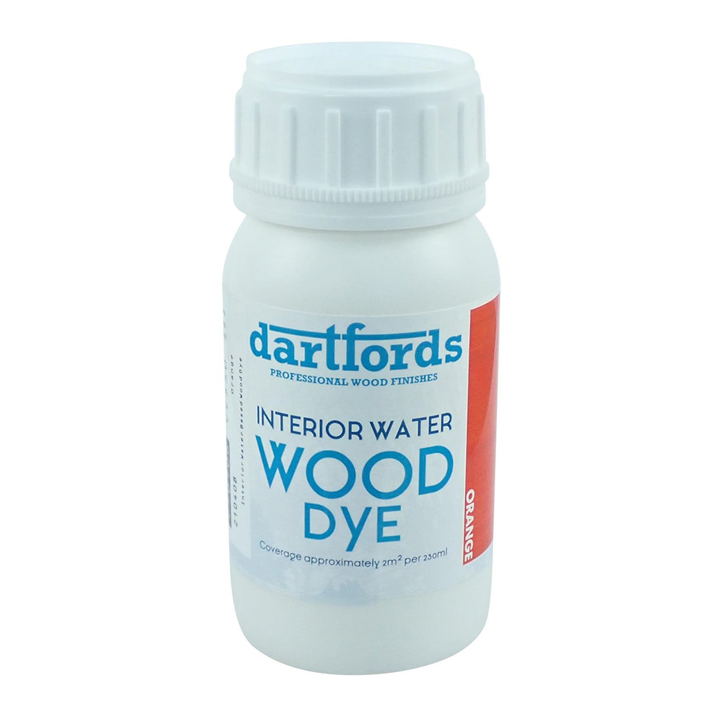 dartfords Orange Interior Water Based Wood Dye - 230ml Tin