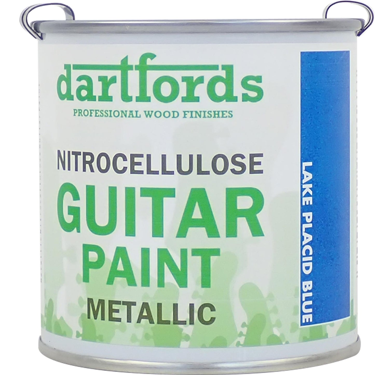 dartfords Lake Placid Blue Metallic Nitrocellulose Guitar Paint - 230ml Tin