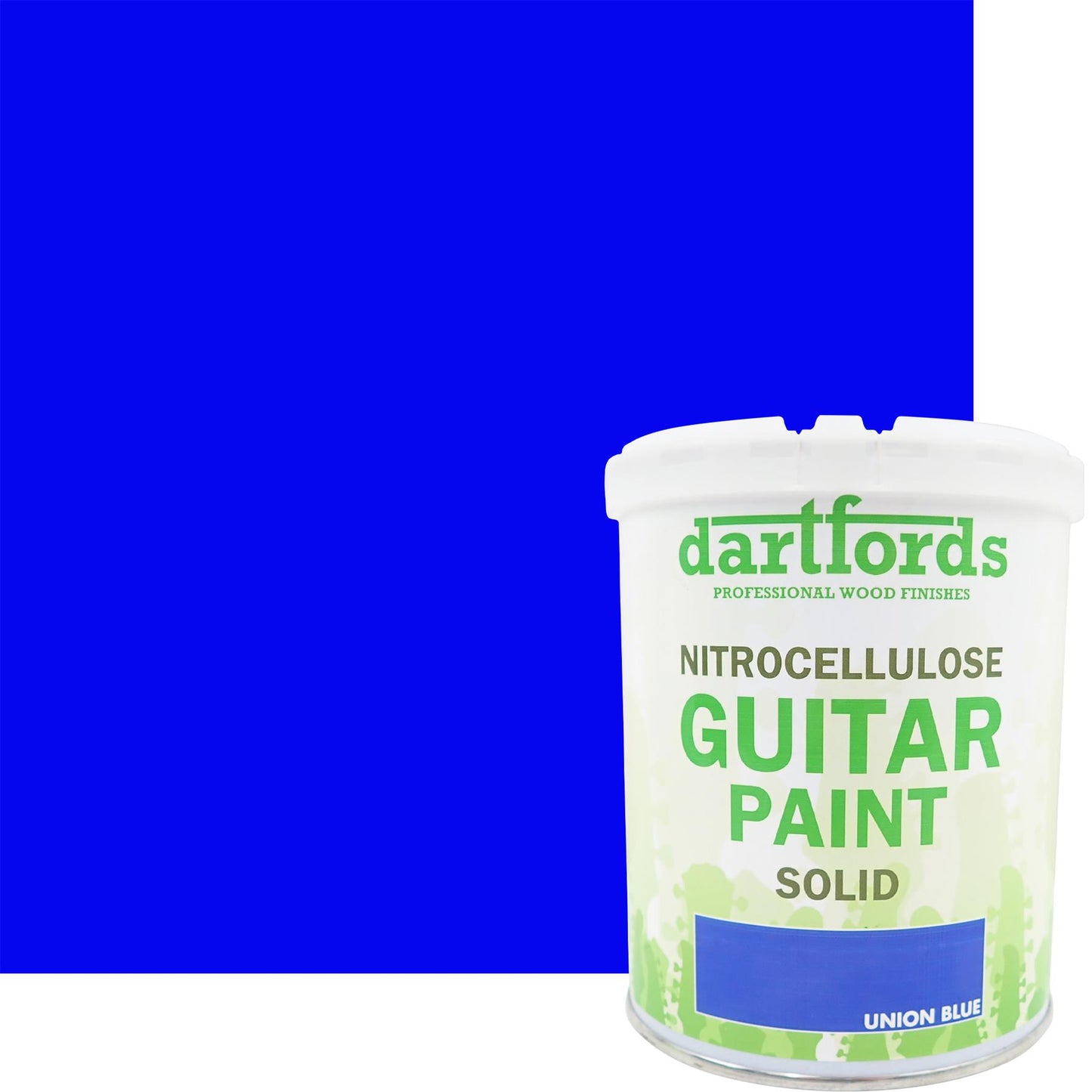 dartfords Union Blue Nitrocellulose Guitar Paint - 1 litre Tin