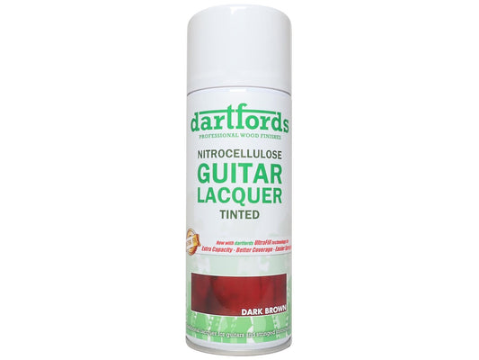 dartfords Dark Brown Nitrocellulose Guitar Lacquer - 400ml Aerosol