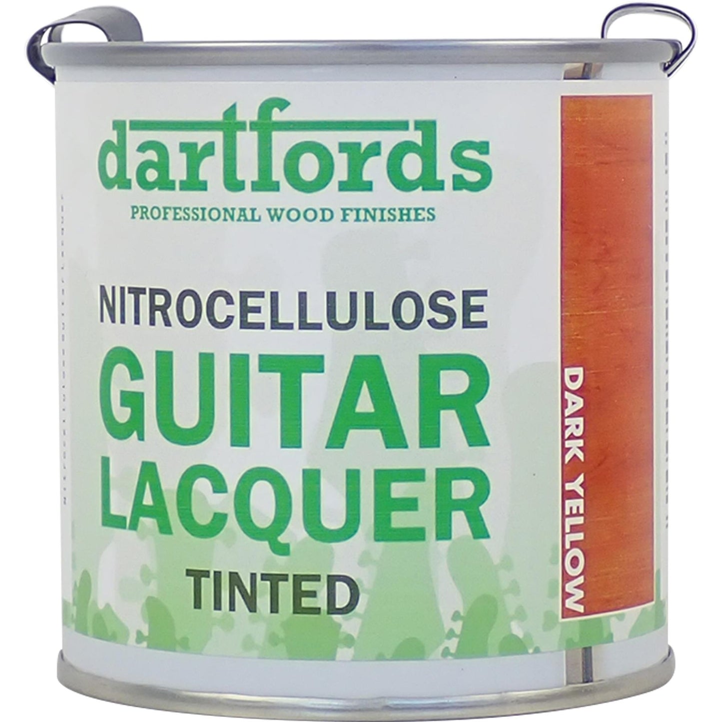 dartfords Dark Yellow Nitrocellulose Guitar Lacquer - 230ml Tin