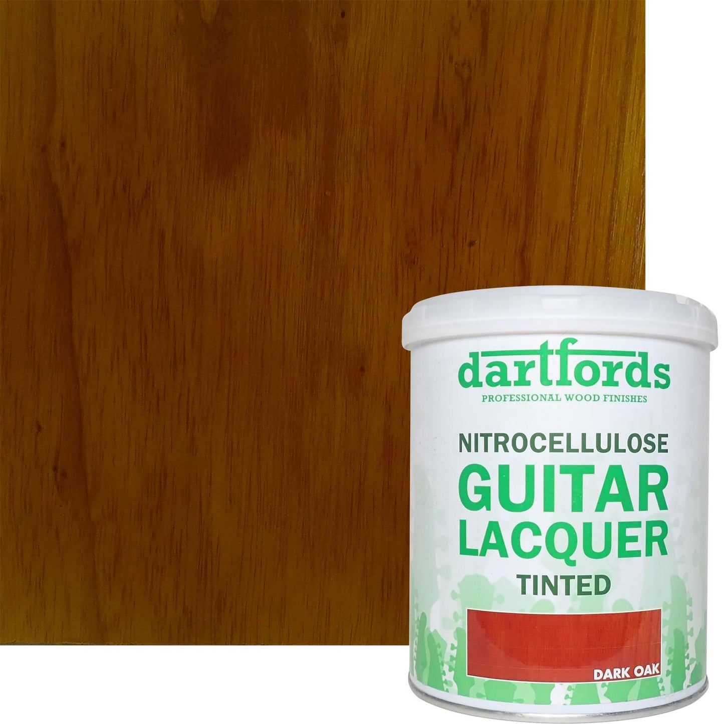 dartfords Dark Oak Nitrocellulose Guitar Lacquer - 1 litre Tin