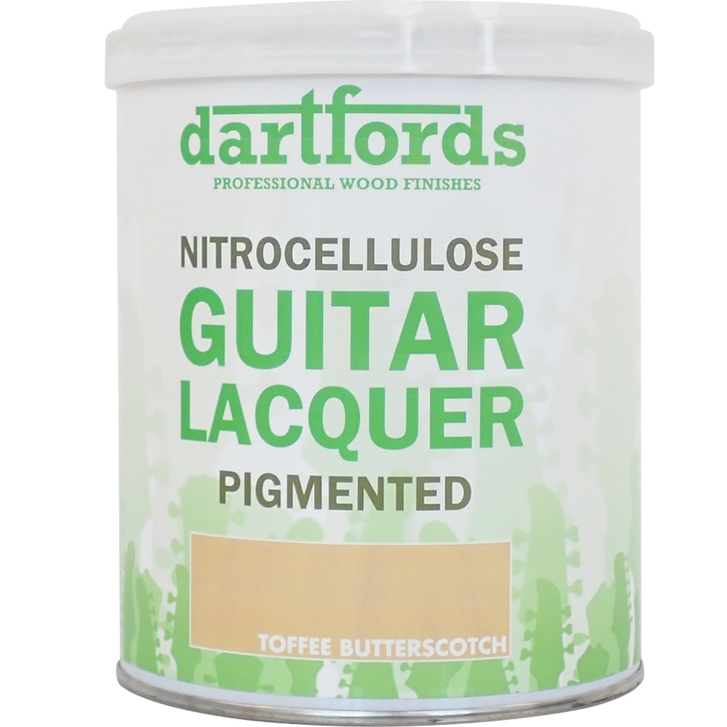 dartfords Toffee Butterscotch Pigmented Nitrocellulose Guitar Lacquer - 1 litre Tin