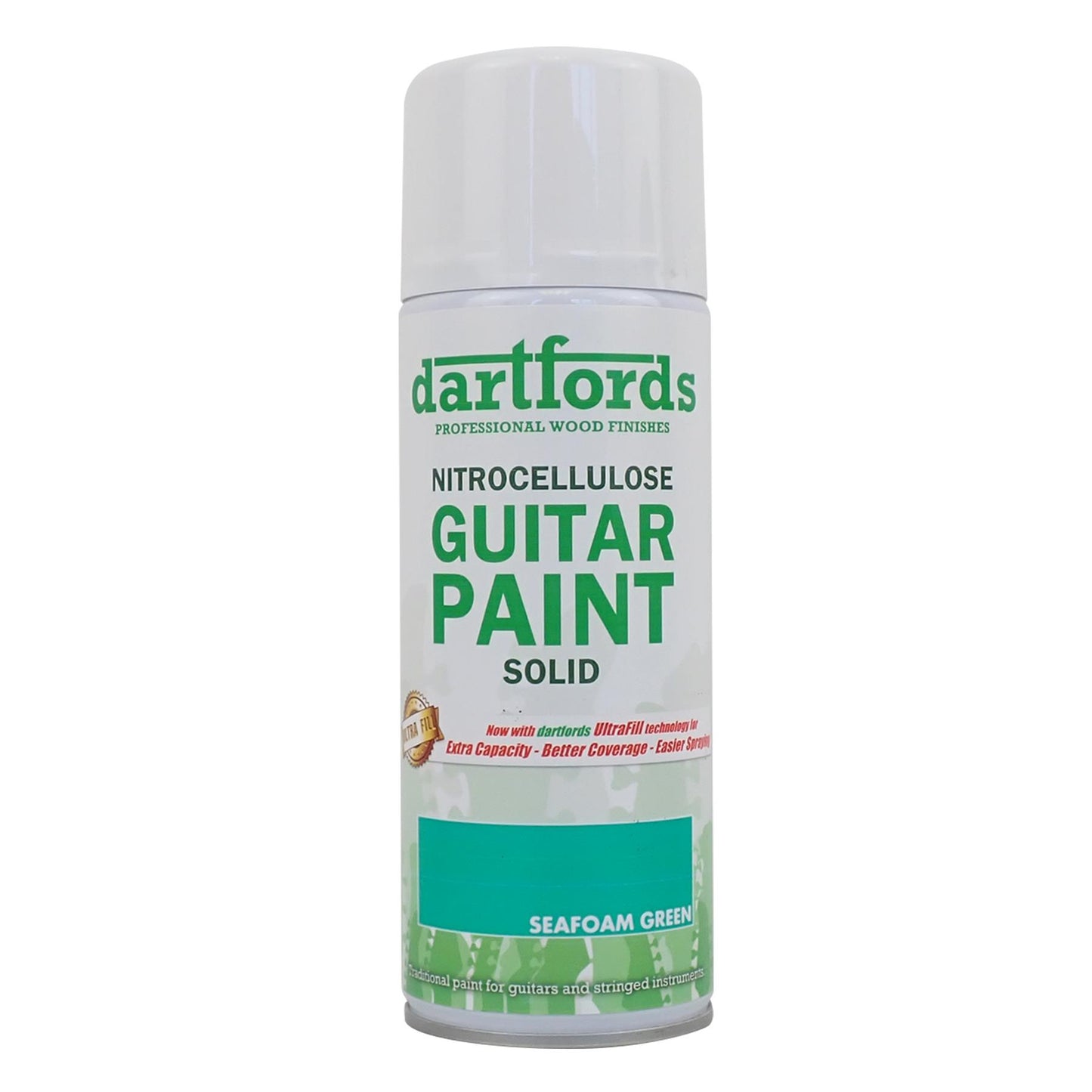 dartfords Seafoam Green Nitrocellulose Guitar Paint - 400ml Aerosol