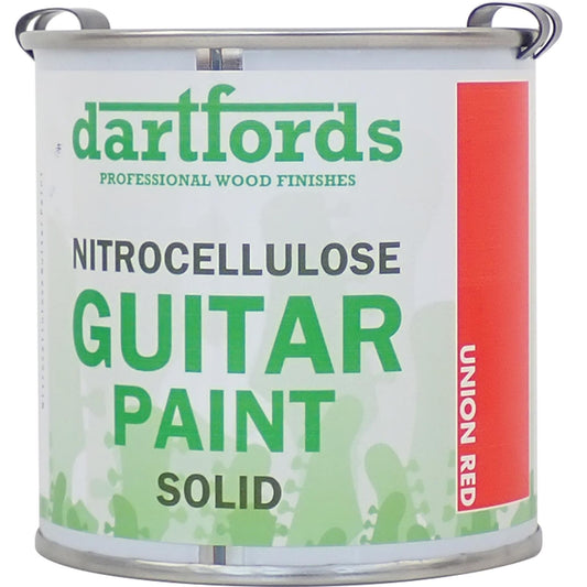 dartfords Union Red Nitrocellulose Guitar Paint - 230ml Tin