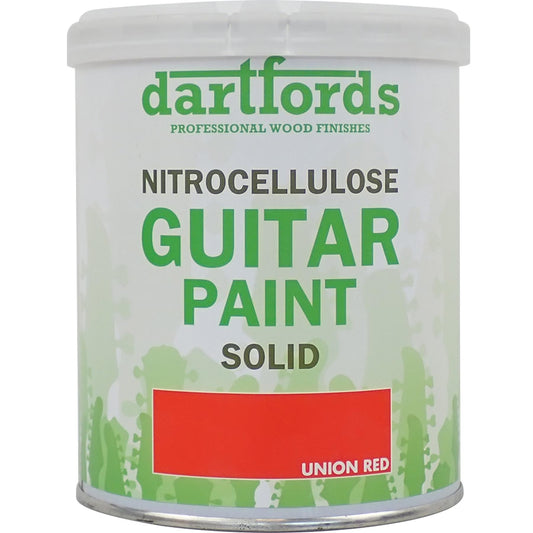 dartfords Union Red Nitrocellulose Guitar Paint - 1 litre Tin