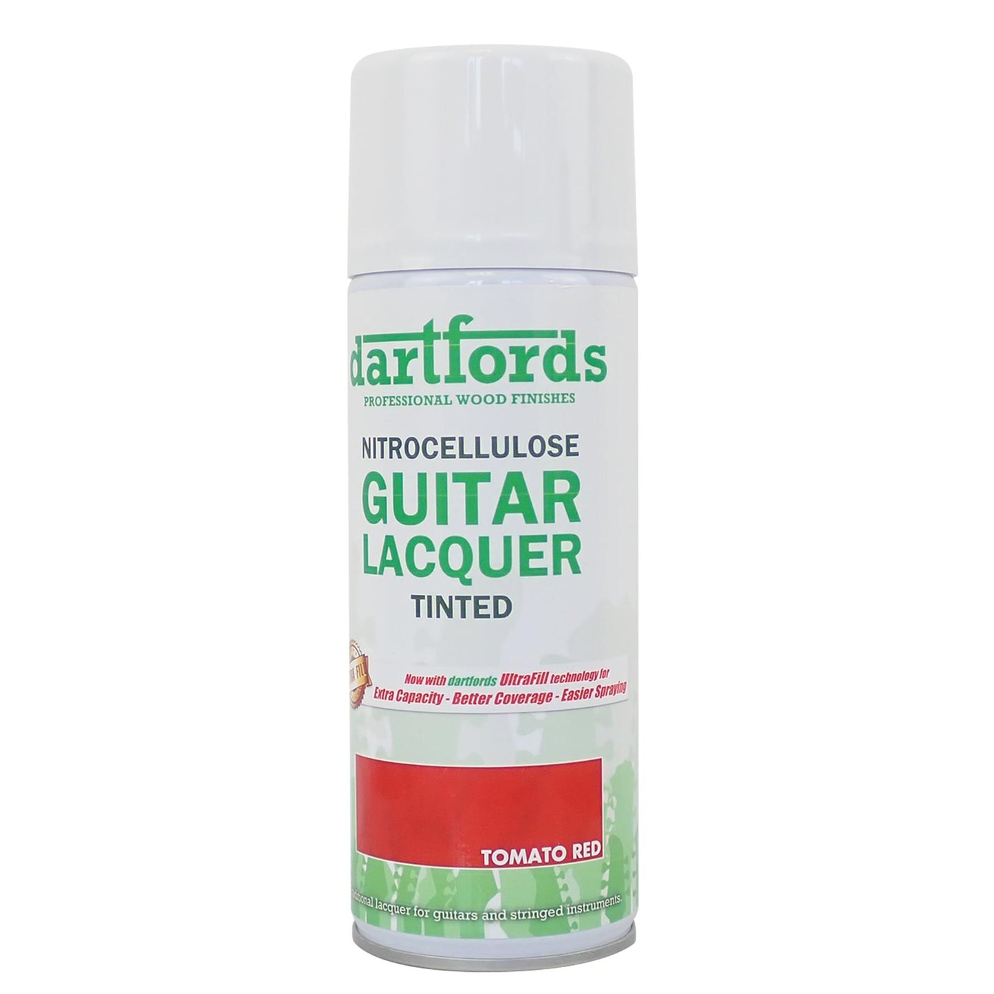 dartfords Tomato Red Nitrocellulose Guitar Lacquer - 400ml Aerosol