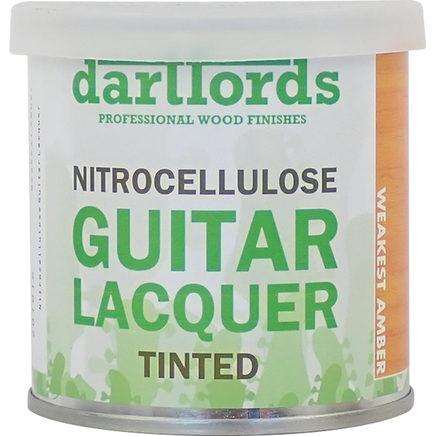 dartfords Weakest Amber Nitrocellulose Guitar Lacquer - 230ml Tin