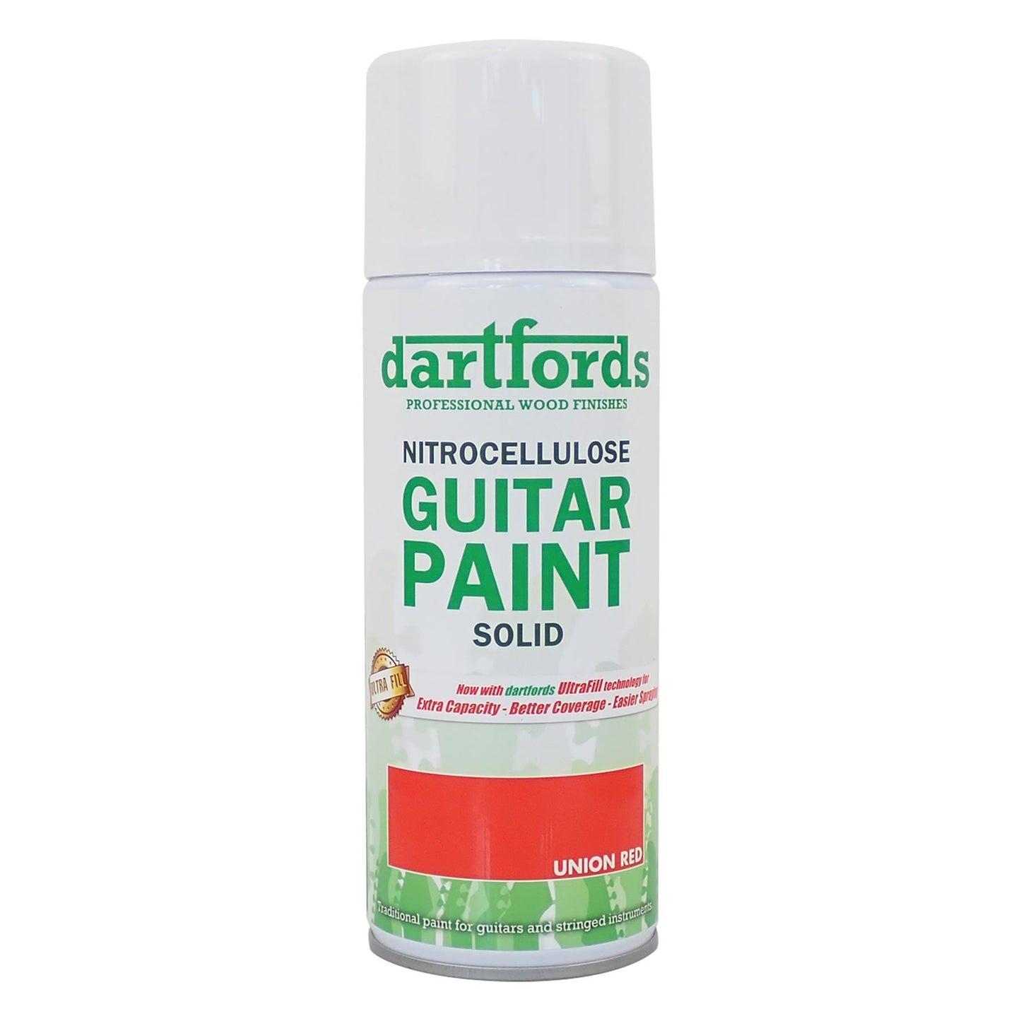 dartfords Union Red Nitrocellulose Guitar Paint - 400ml Aerosol