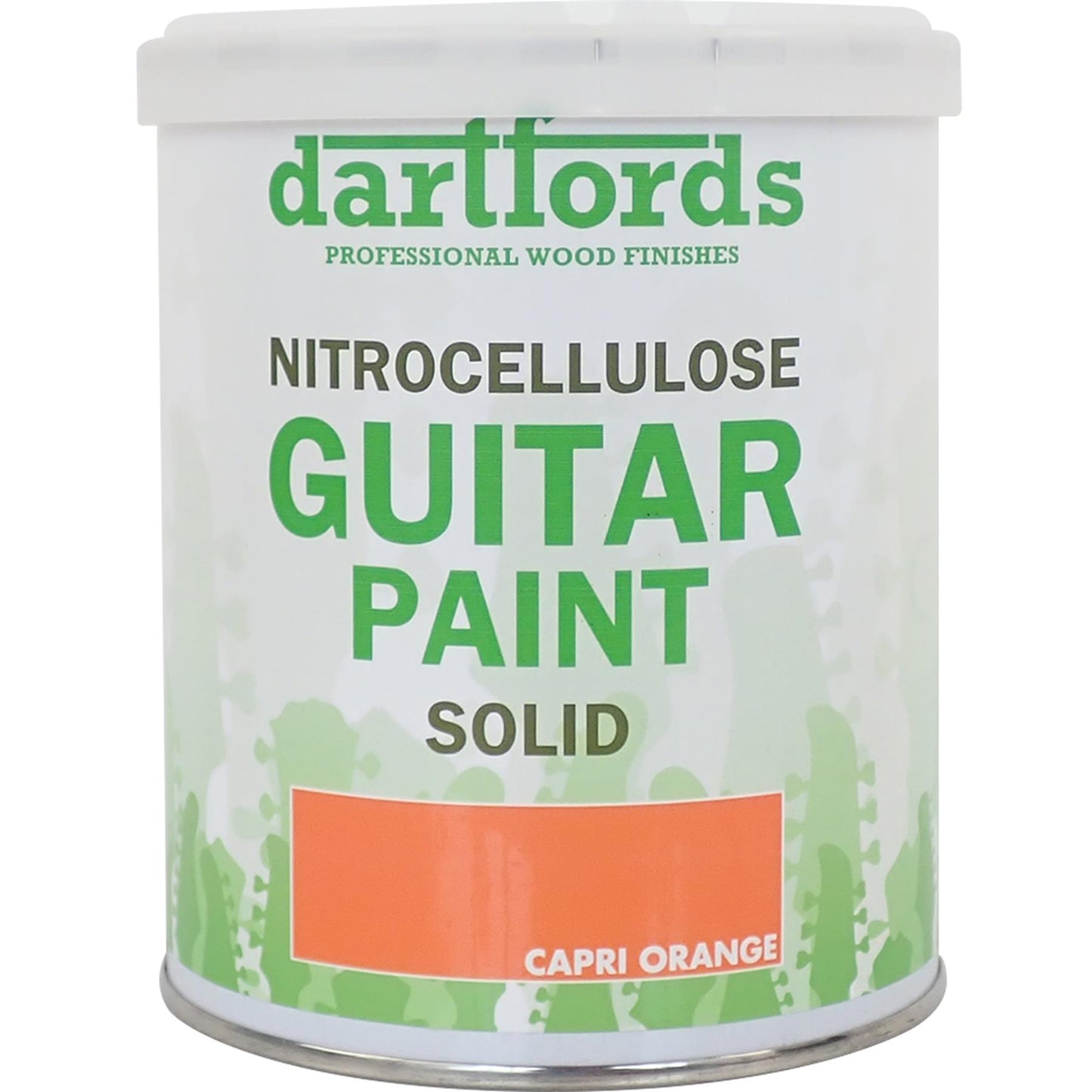dartfords Capri Orange Nitrocellulose Guitar Paint - 1 litre Tin