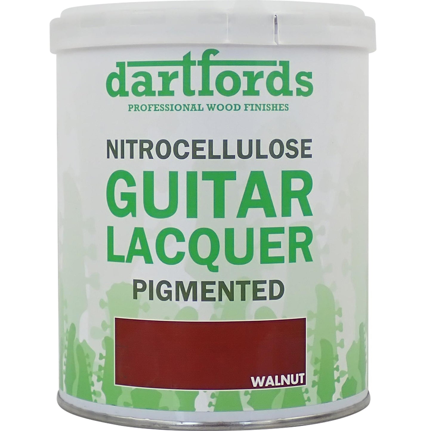 dartfords Solid Walnut Pigmented Nitrocellulose Guitar Lacquer - 1 litre Tin