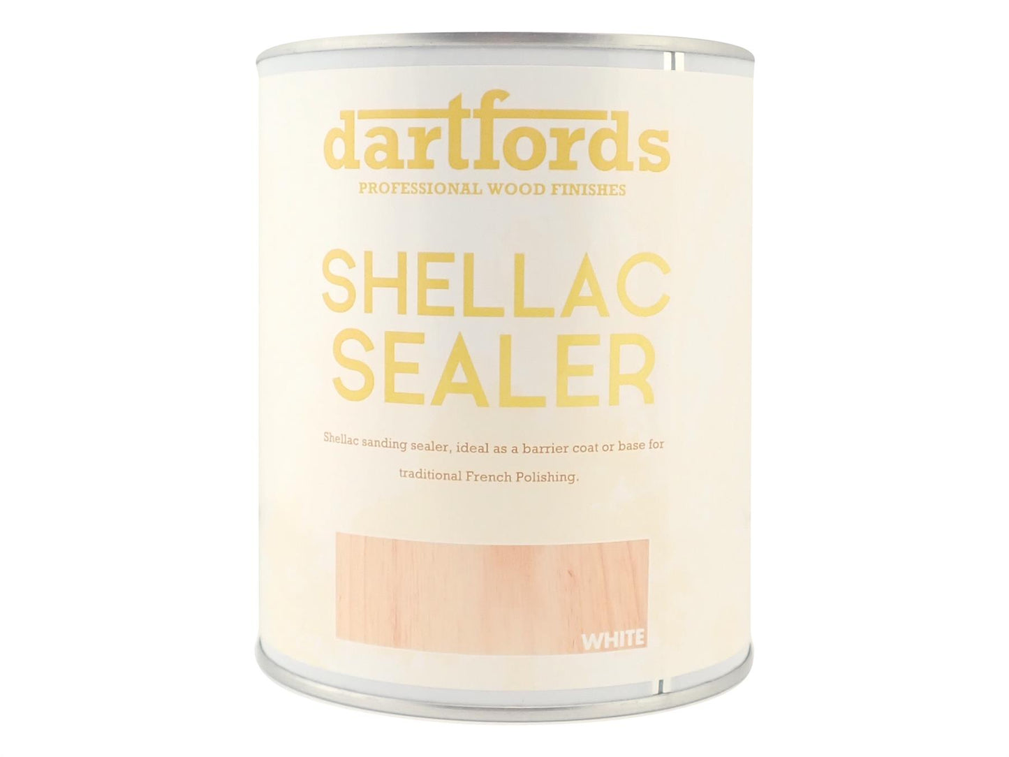 dartfords White Clear Shellac Sealer - 1 litre Tin