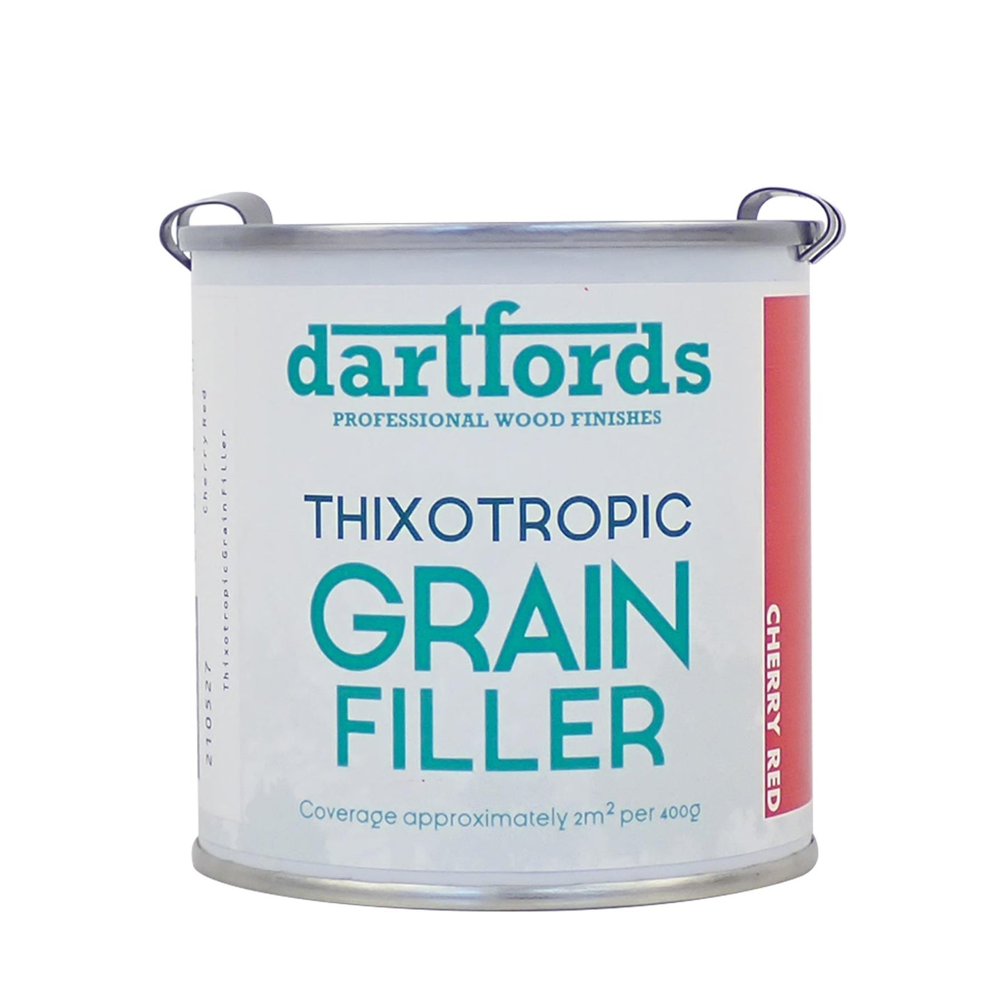 dartfords Cherry Red Thixotropic Grain Filler - 400g Tin
