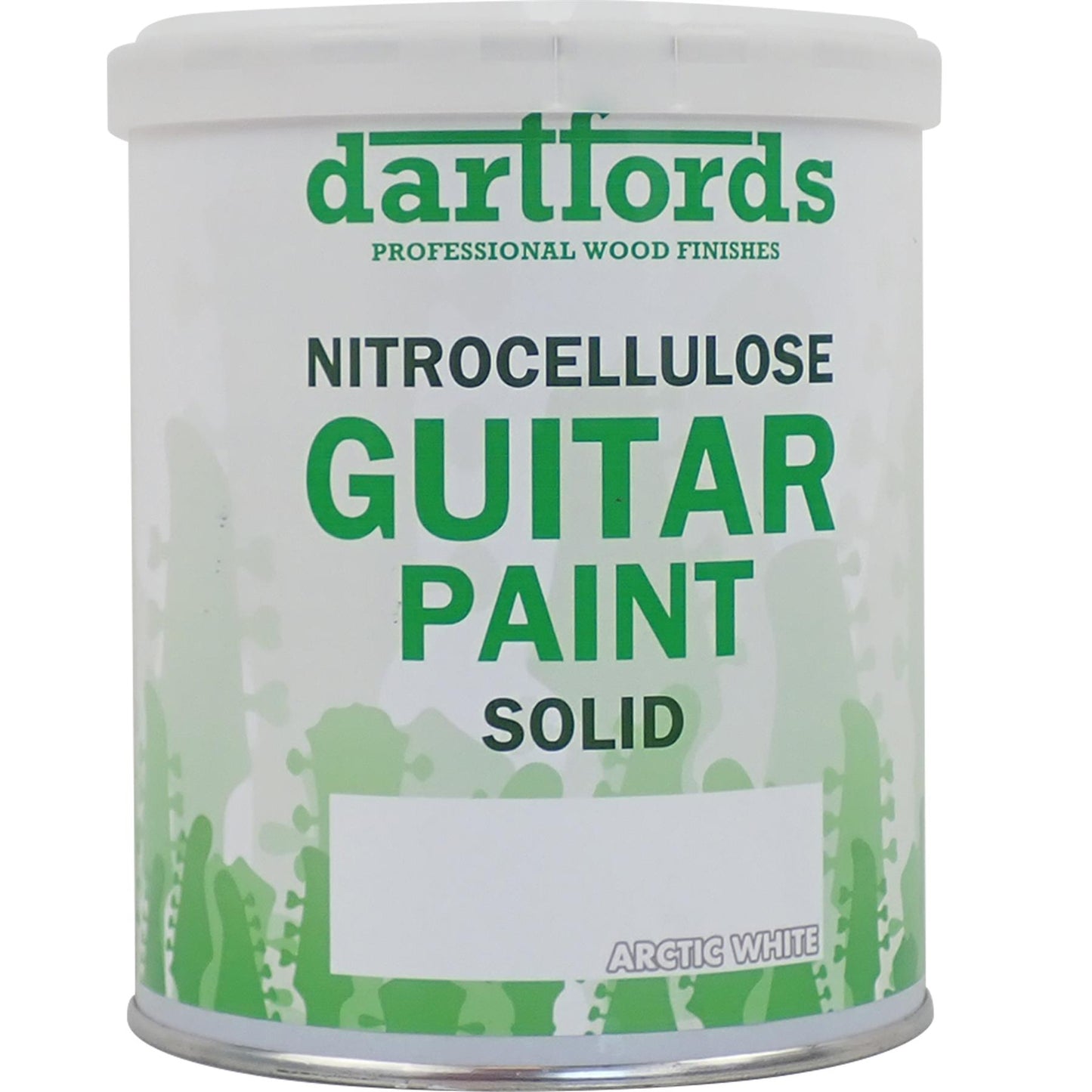 dartfords Arctic White Nitrocellulose Guitar Paint - 1 litre Tin