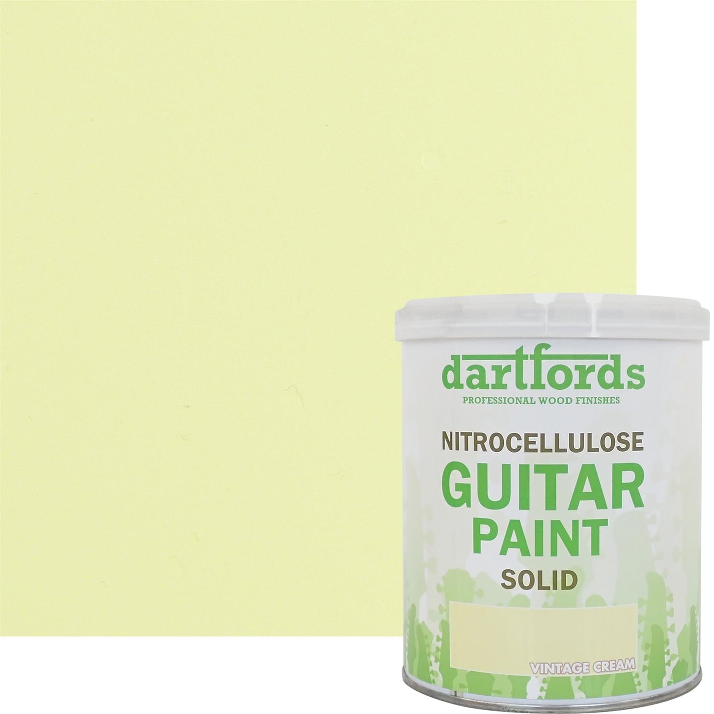 dartfords Vintage Cream Nitrocellulose Guitar Paint - 1 litre Tin