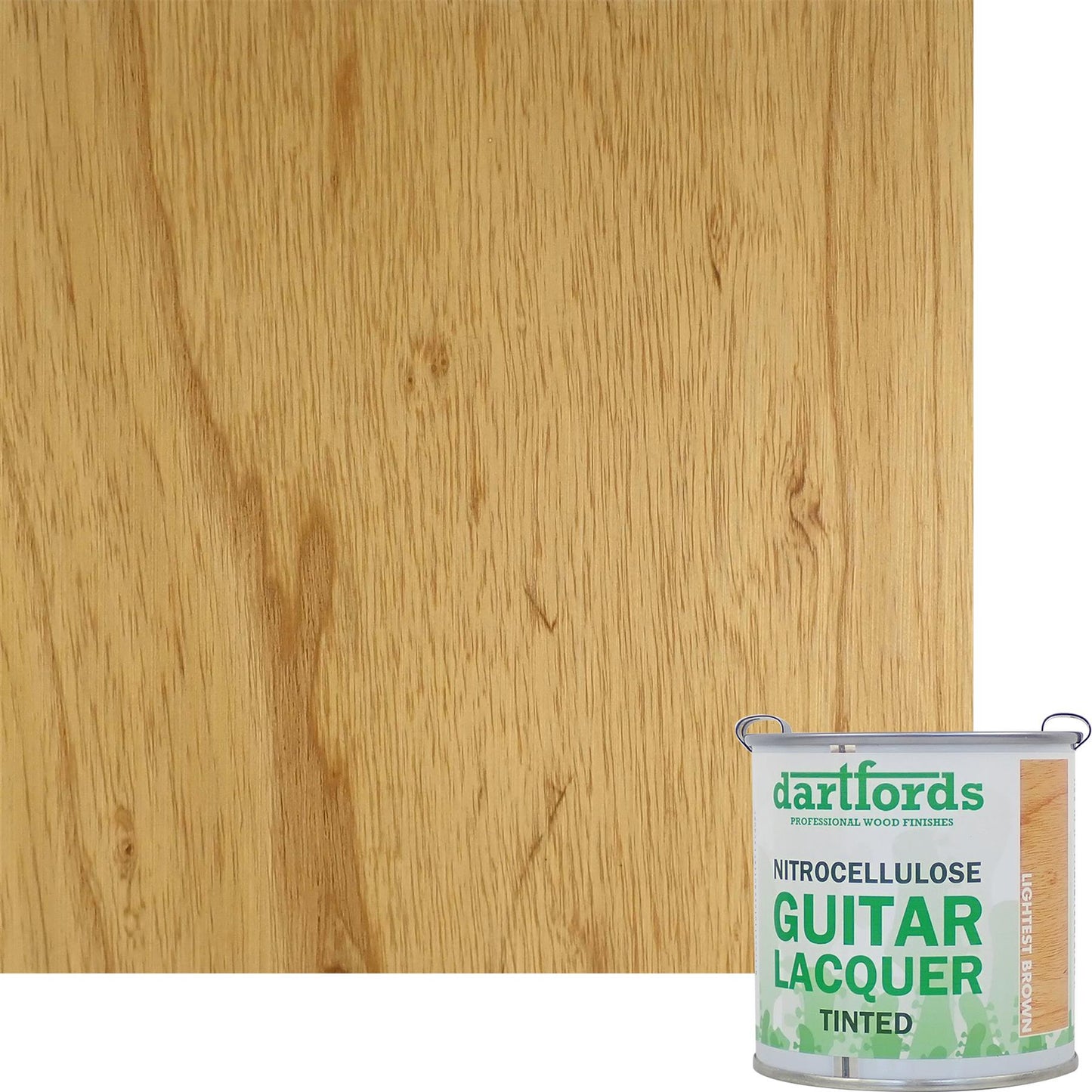 dartfords Lightest Brown Nitrocellulose Guitar Lacquer - 230ml Tin