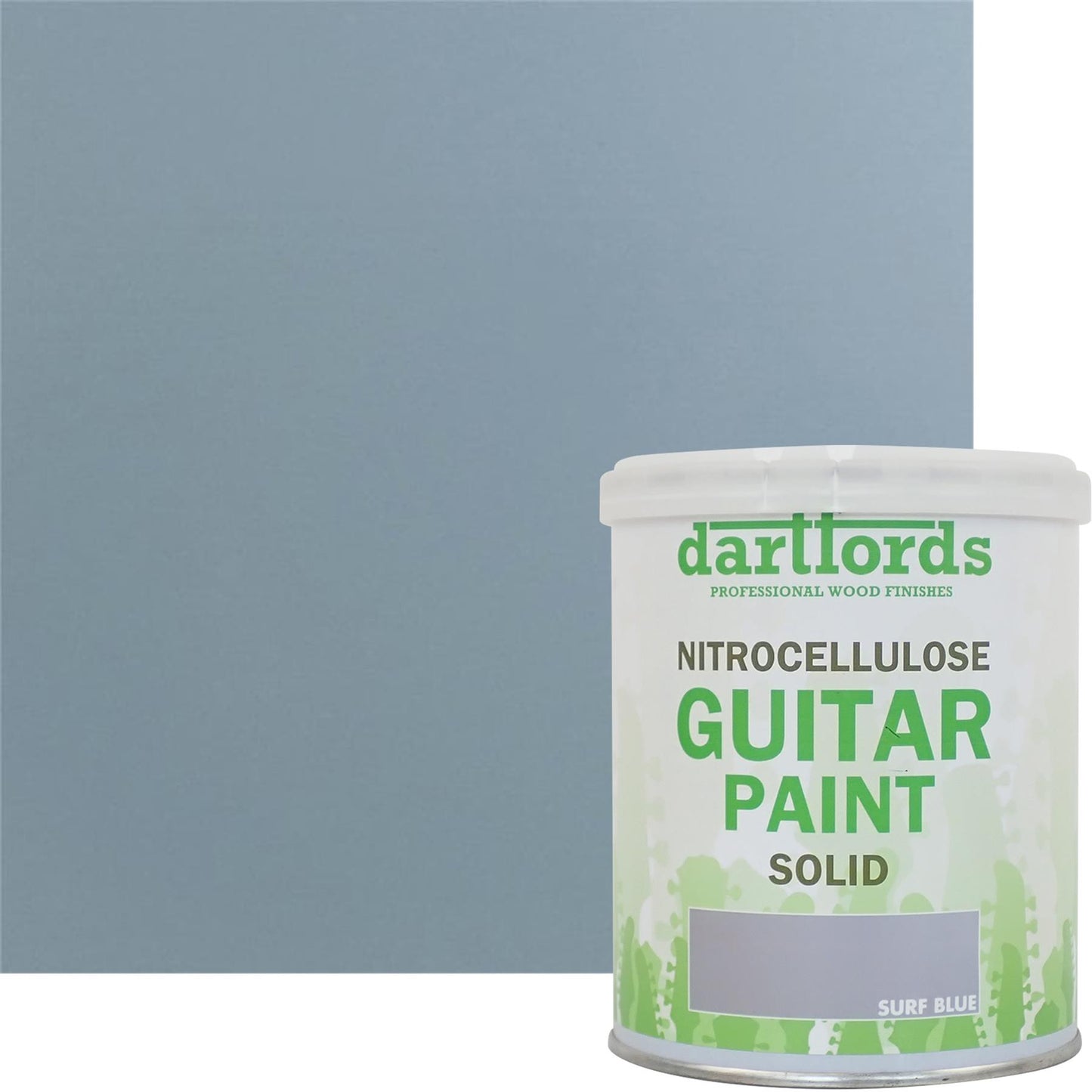 dartfords Surf Blue Nitrocellulose Guitar Paint - 1 litre Tin