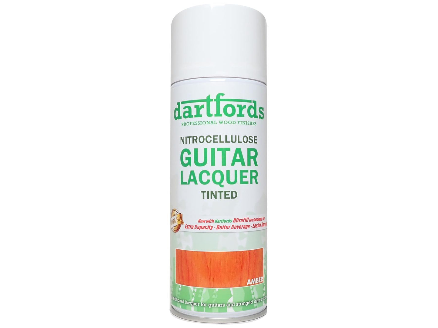 dartfords Amber Nitrocellulose Guitar Lacquer - 400ml Aerosol