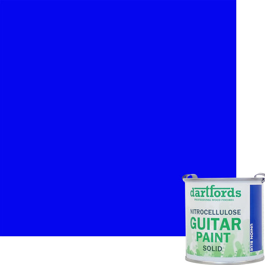 dartfords Union Blue Nitrocellulose Guitar Paint - 230ml Tin