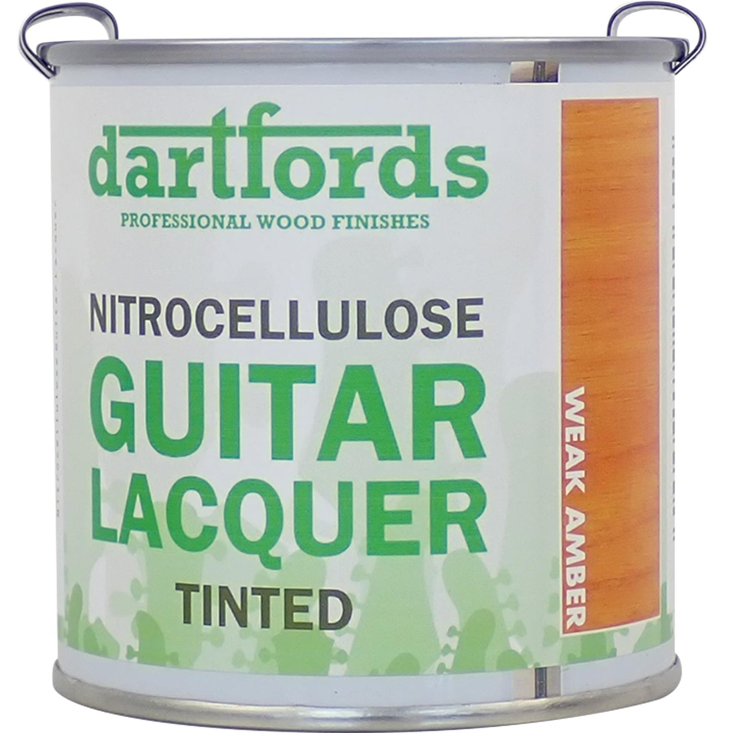 dartfords Weak Amber Nitrocellulose Guitar Lacquer - 230ml Tin