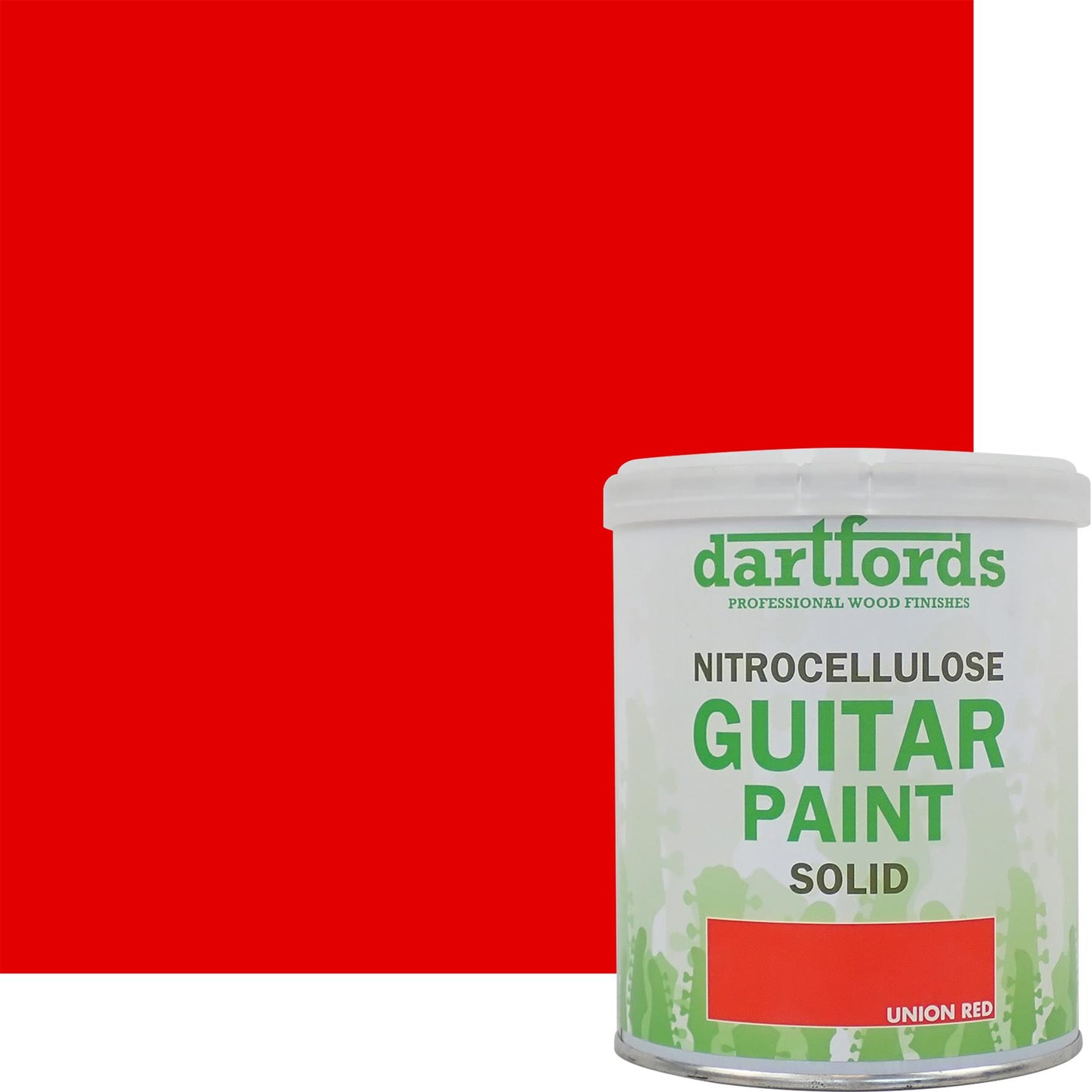 dartfords Union Red Nitrocellulose Guitar Paint - 1 litre Tin