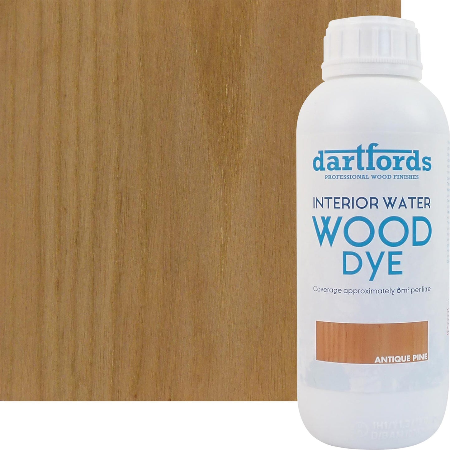 dartfords Antique Pine Interior Water Based Wood Dye - 1 litre Tin