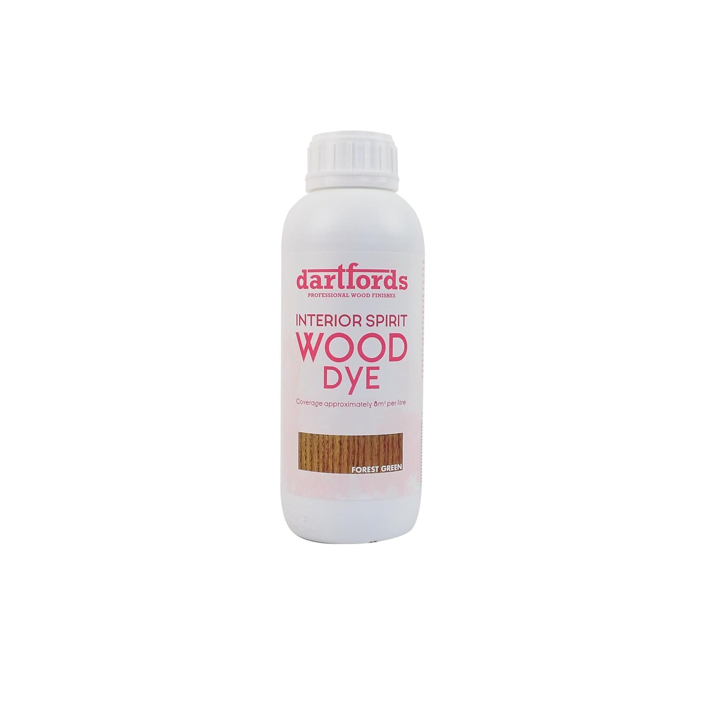 dartfords Forest Green Interior Spirit Based Wood Dye - 1 litre Tin
