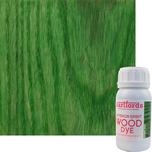 dartfords Lime Green Interior Spirit Based Wood Dye - 230ml Tin