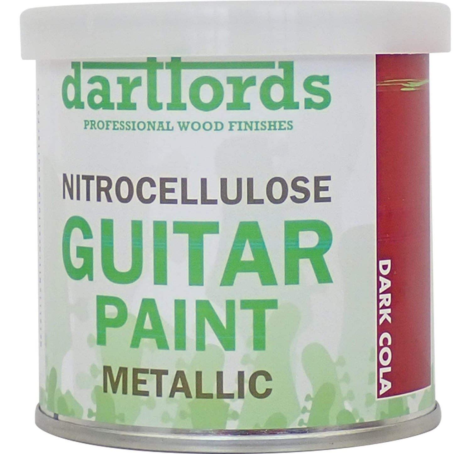 dartfords Dark Cola Metallic Nitrocellulose Guitar Paint - 230ml Tin