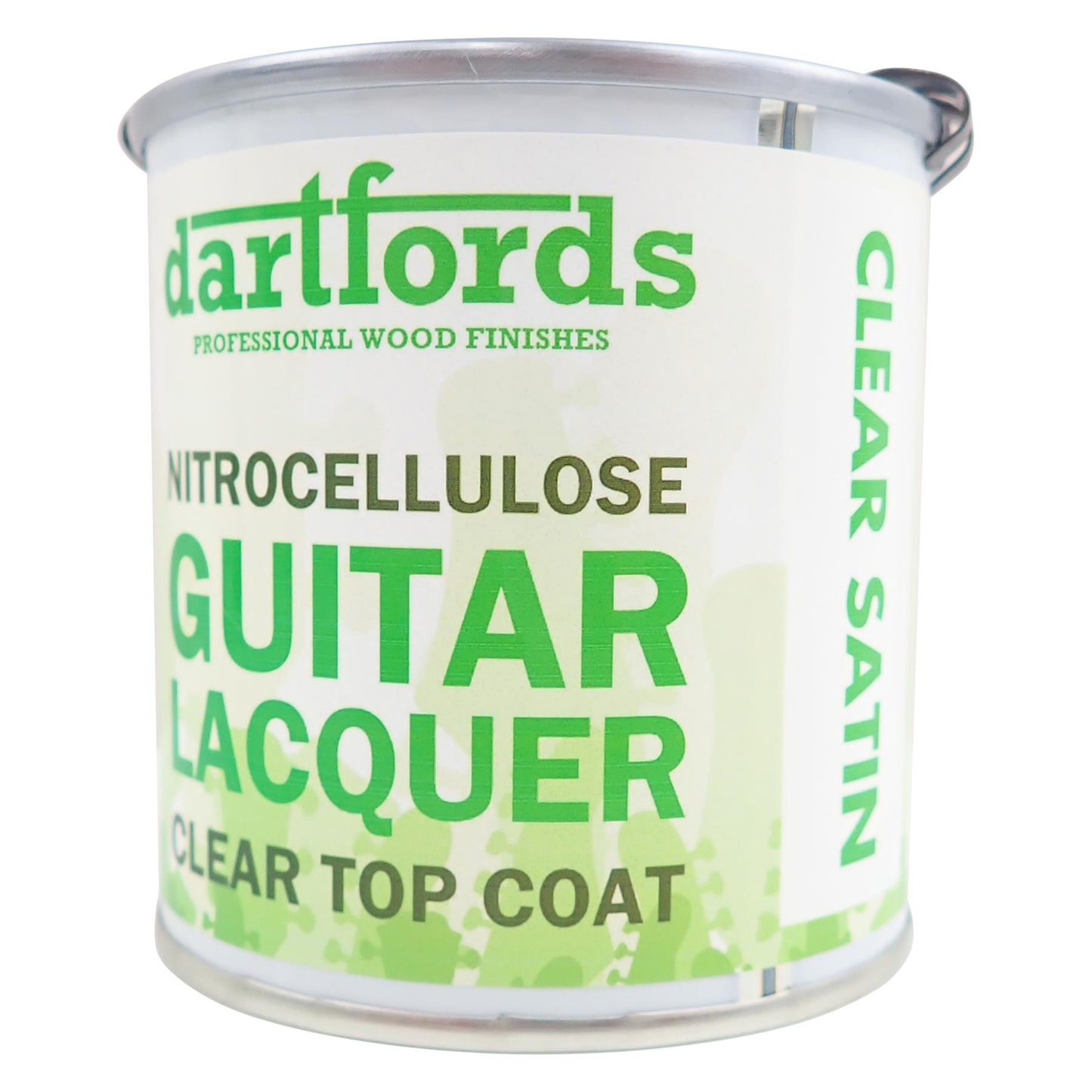 dartfords Satin Clear Nitrocellulose Guitar Lacquer - 230ml Tin