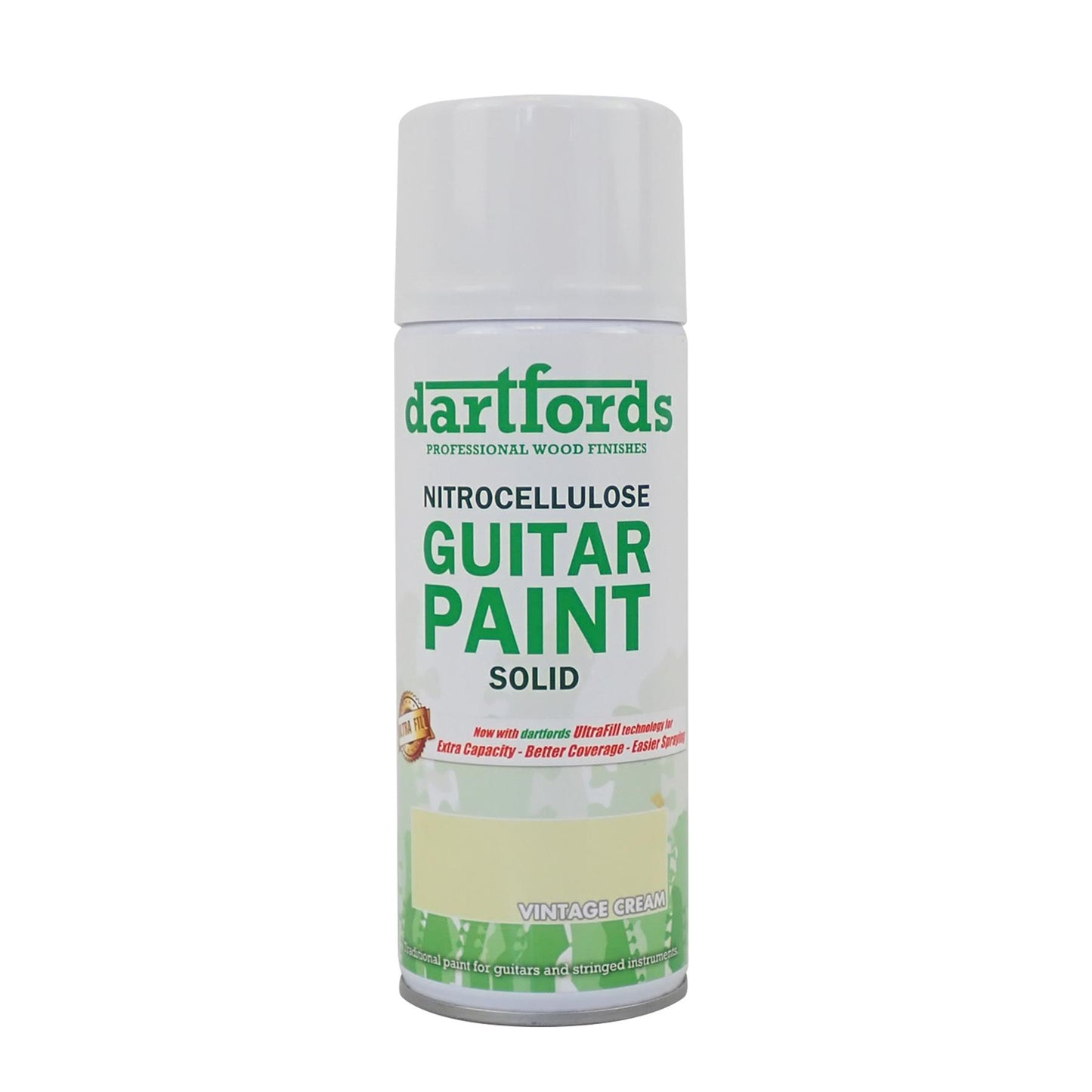dartfords Vintage Cream Nitrocellulose Guitar Paint - 400ml Aerosol