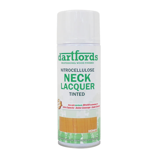 dartfords Honey Nitrocellulose Guitar Neck Lacquer - 400ml Aerosol