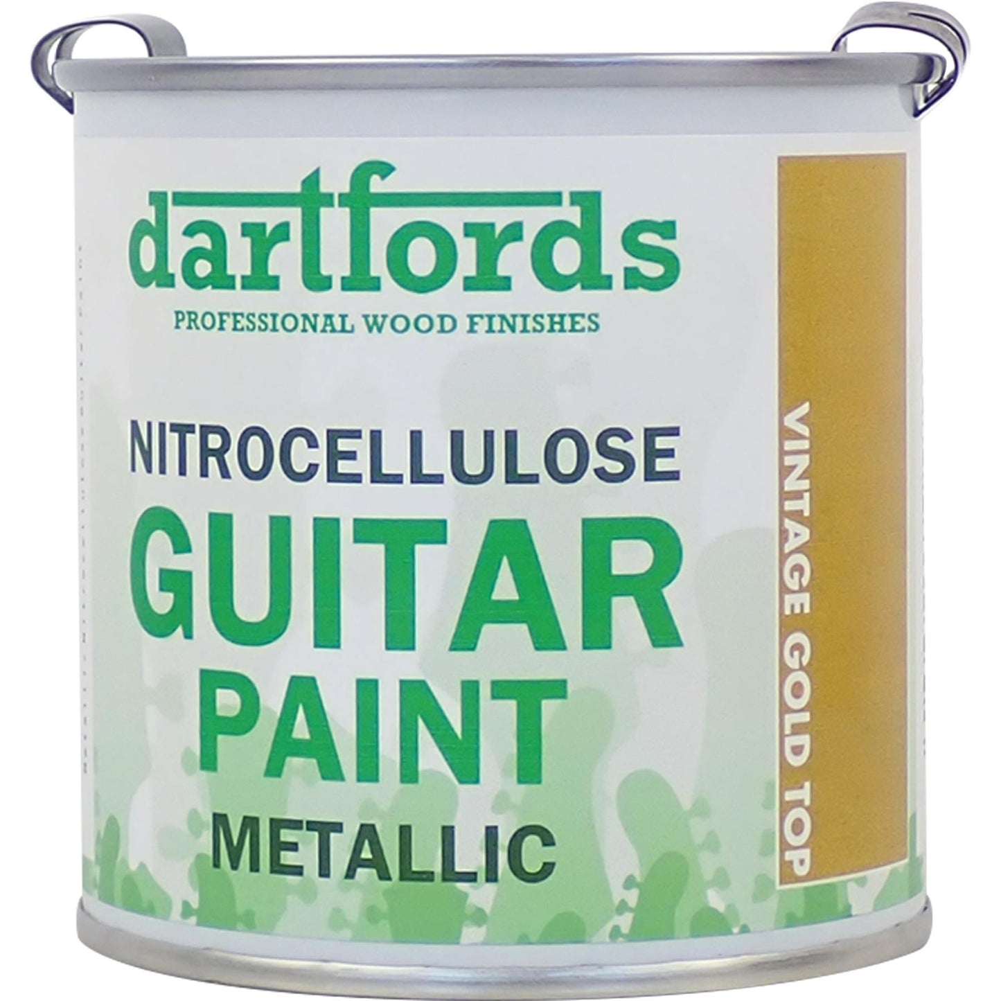 dartfords Vintage Gold Top Metallic Nitrocellulose Guitar Paint - 230ml Tin