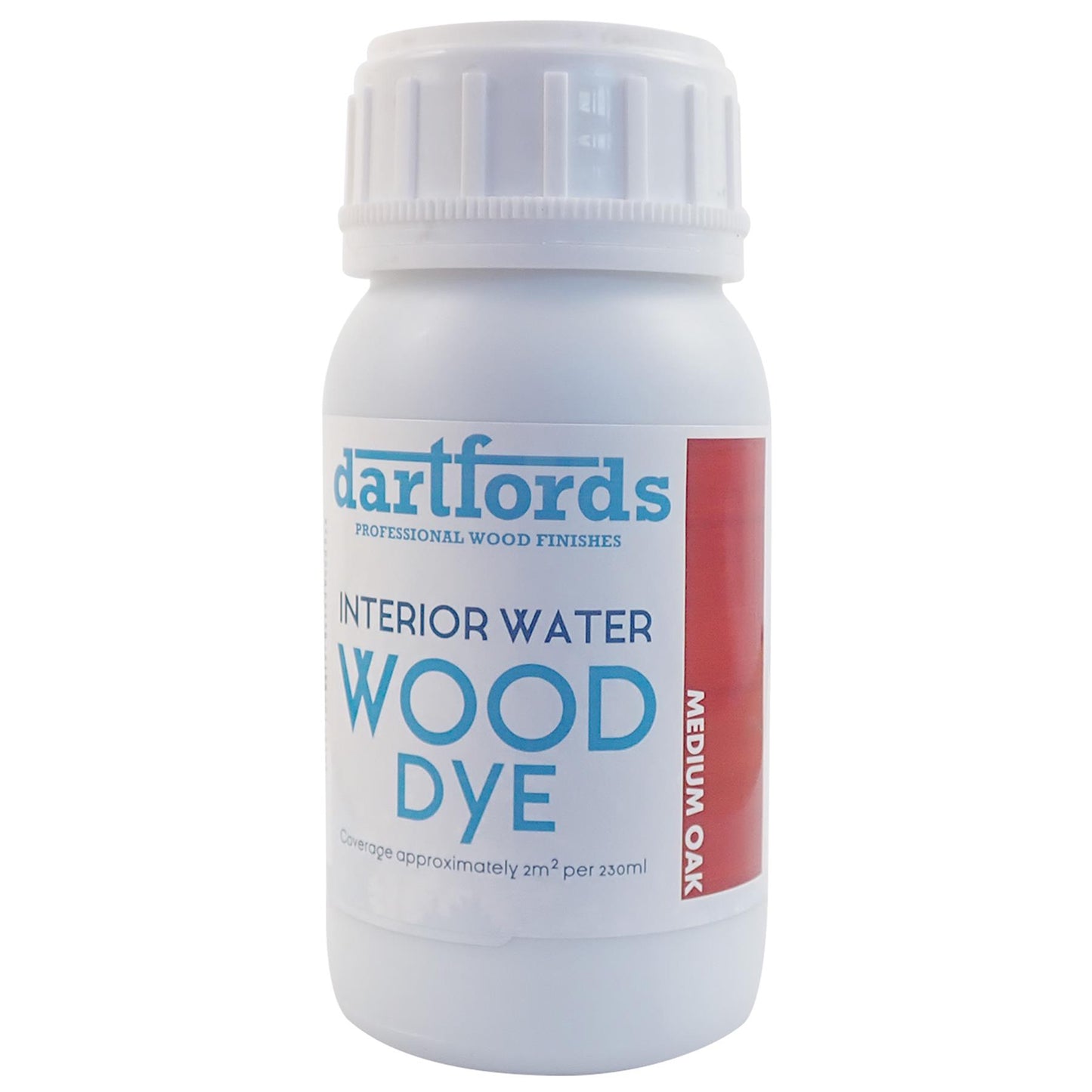 dartfords Medium Oak Interior Water Based Wood Dye - 230ml Tin