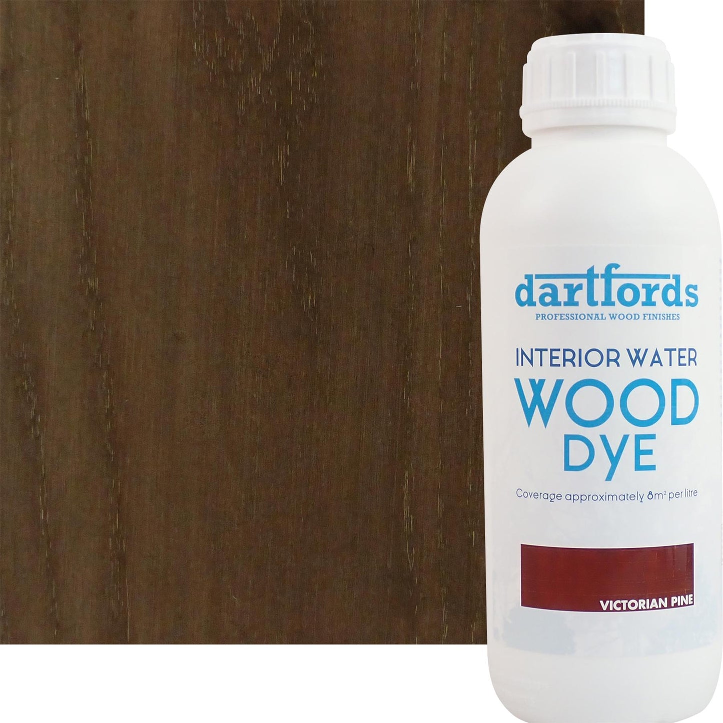 dartfords Victorian Pine Interior Water Based Wood Dye - 1 litre Tin