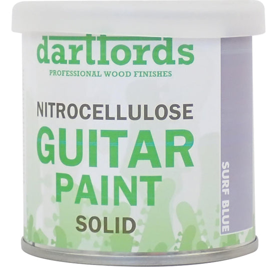 dartfords Surf Blue Nitrocellulose Guitar Paint - 230ml Tin