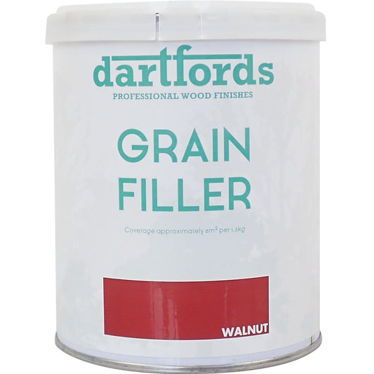 dartfords Walnut Thixotropic Grain Filler 1.5Kg Tin