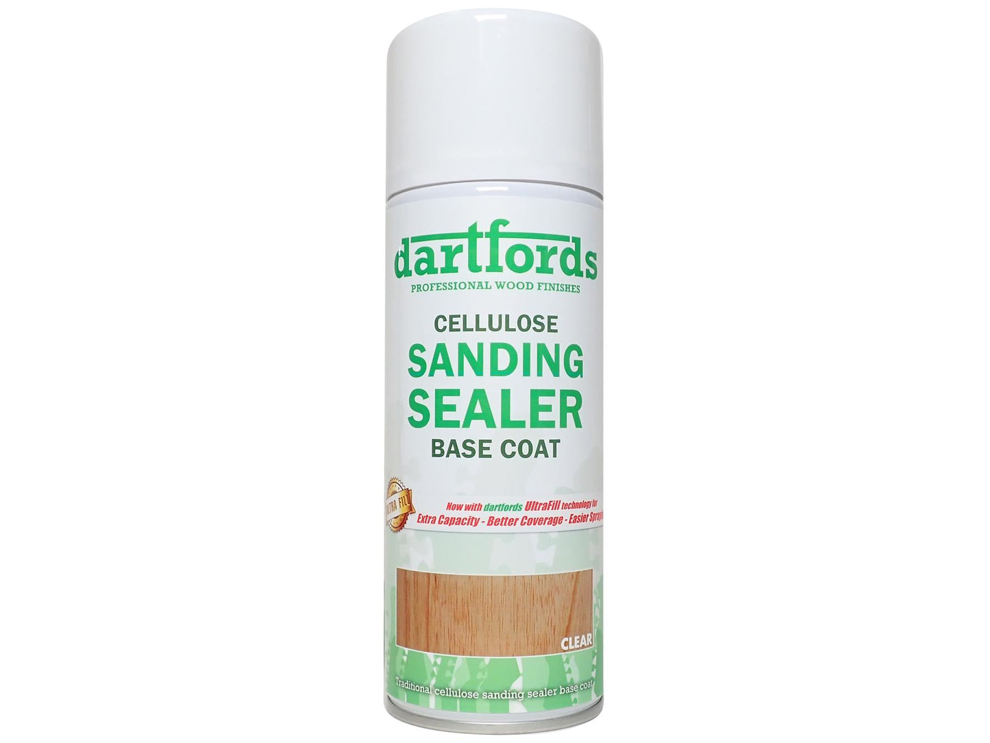 dartfords Clear Cellulose Sanding Sealer - 400ml Aerosol