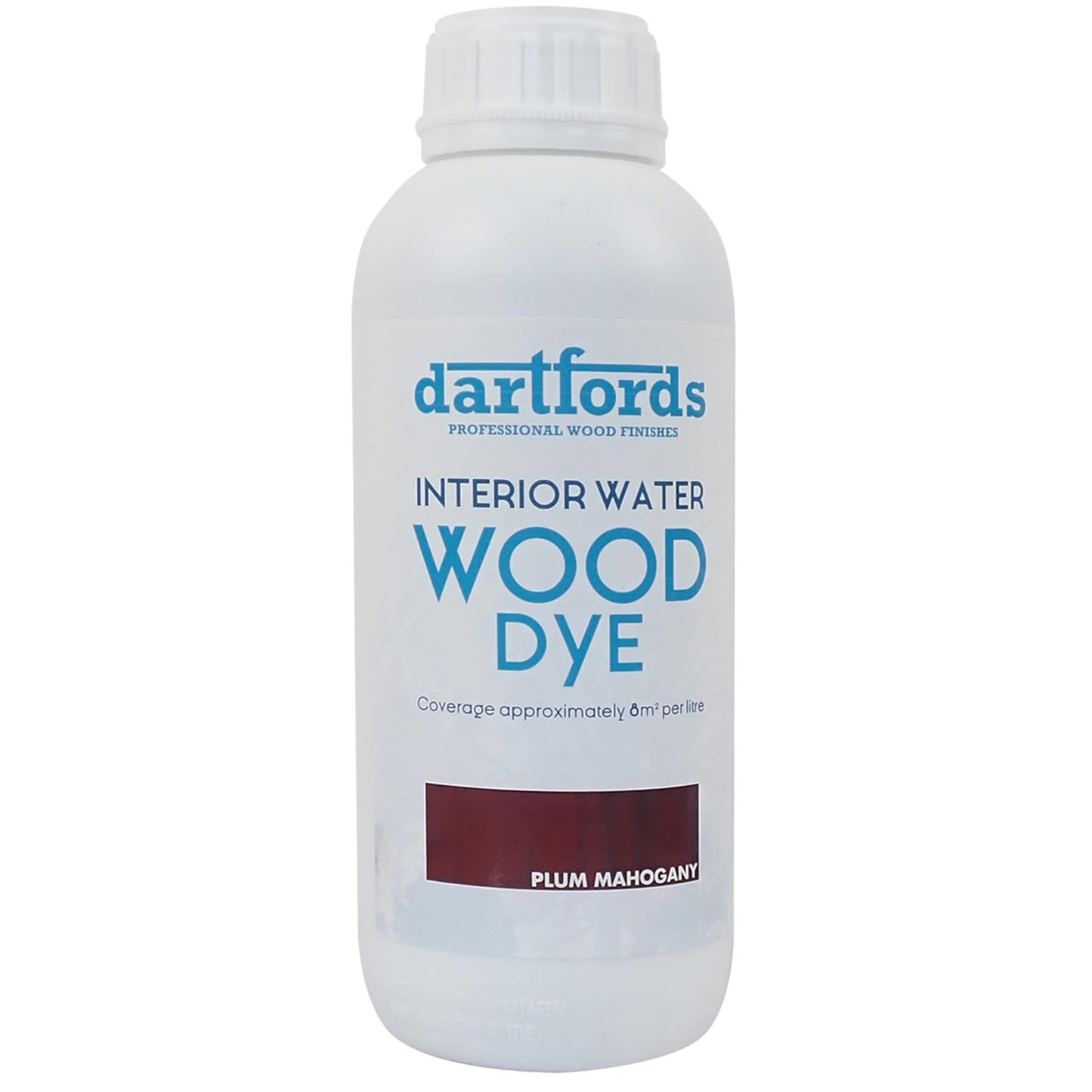 dartfords Plum Mahogany Interior Water Based Wood Dye - 1 litre Tin